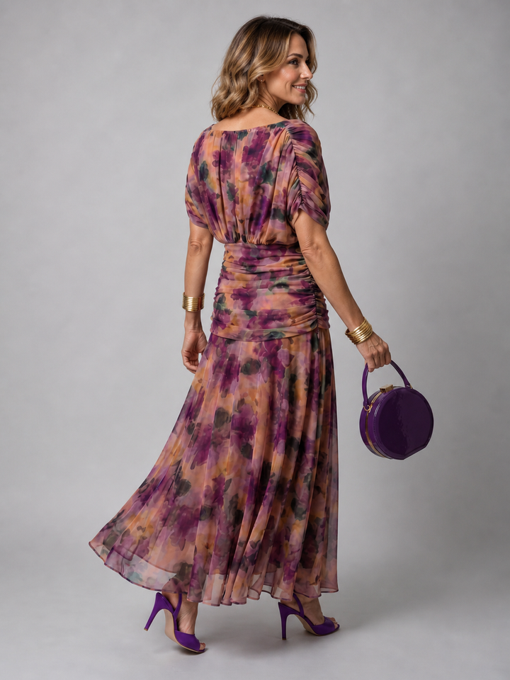 Silke | Off-shoulder midi-jurk