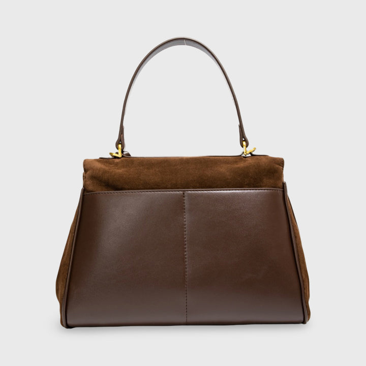 Annika | Elegante Schultertasche in Wildleder-Optik – Ansicht 02