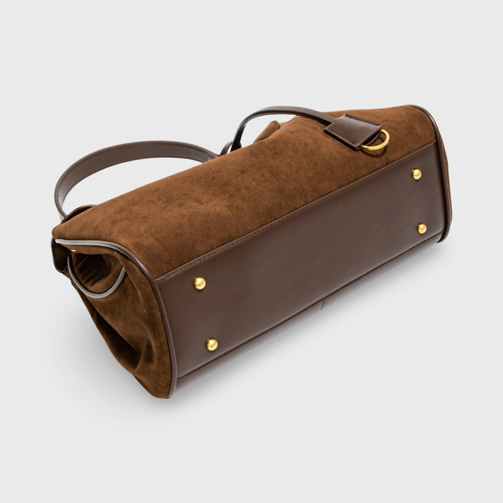 Annika | Elegante Schultertasche in Wildleder-Optik – Ansicht 10
