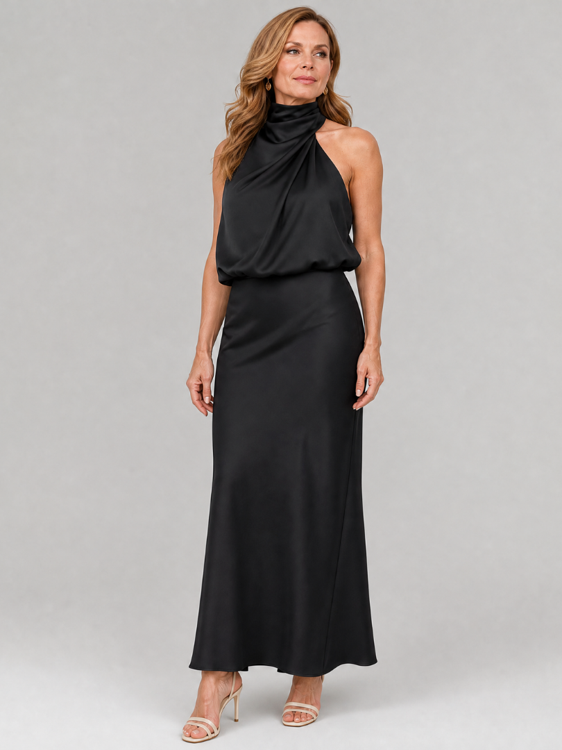 Christiane Drapiert Midikleid – Ansicht 06