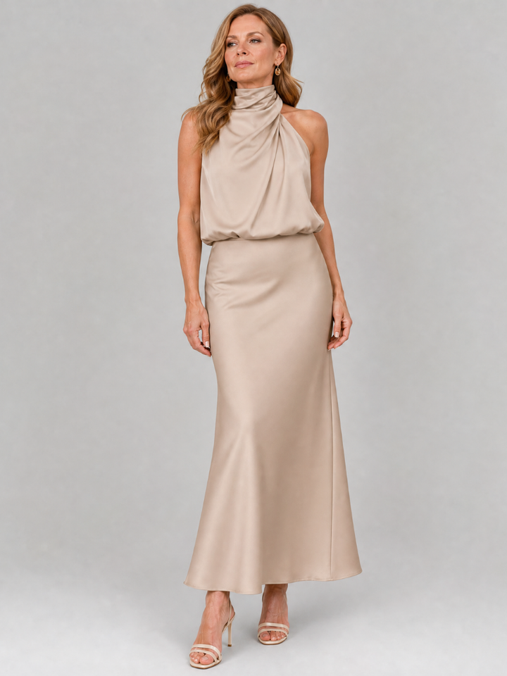 Christiane Drapiert Midikleid – Ansicht 07