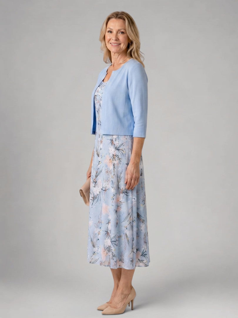 Marlene | Florales Midikleid mit Kurzjacke — Bild 2