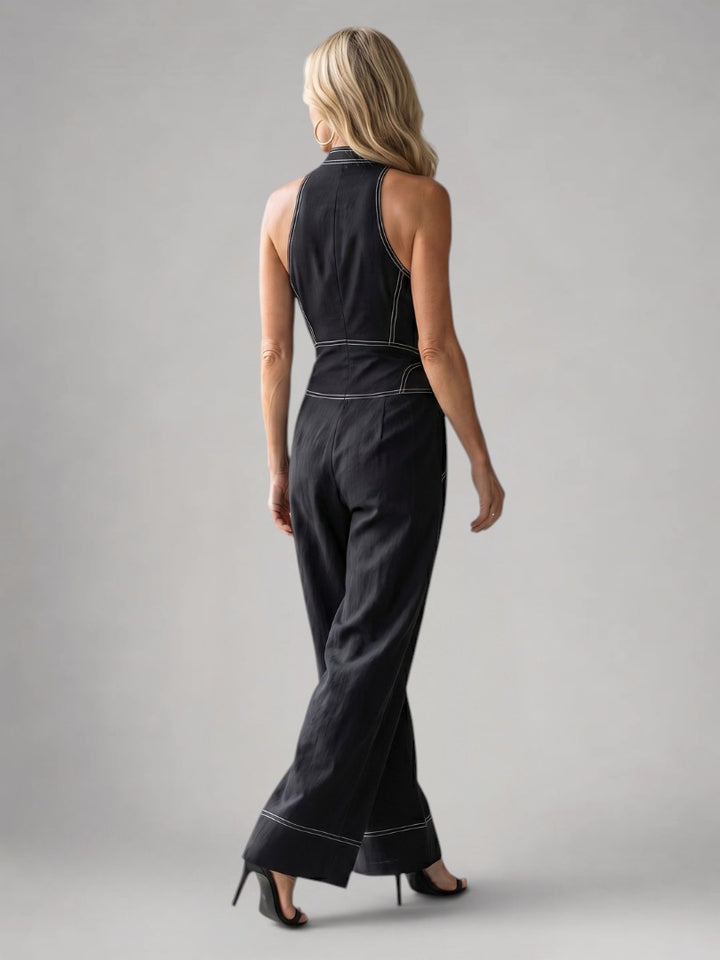 Theresa | Weiter Jumpsuit mit Reißverschluss