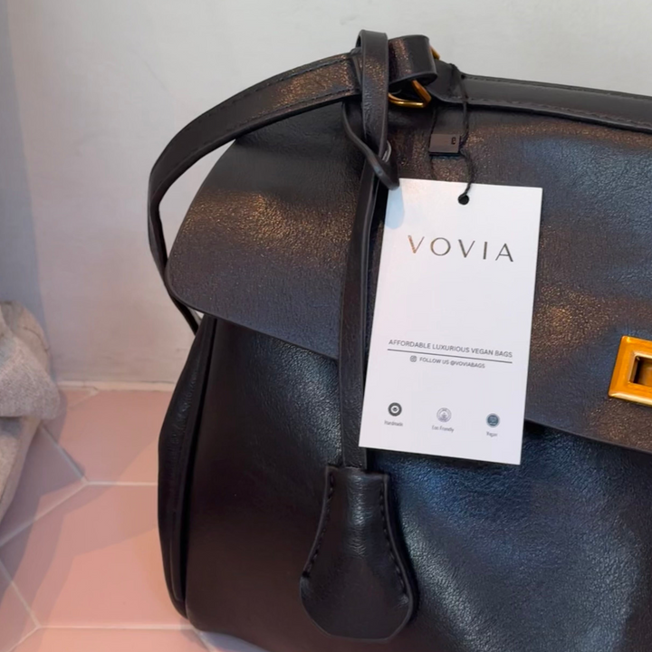 Friederike | Vintage-Henkeltasche mit Anhänger – Ansicht 10
