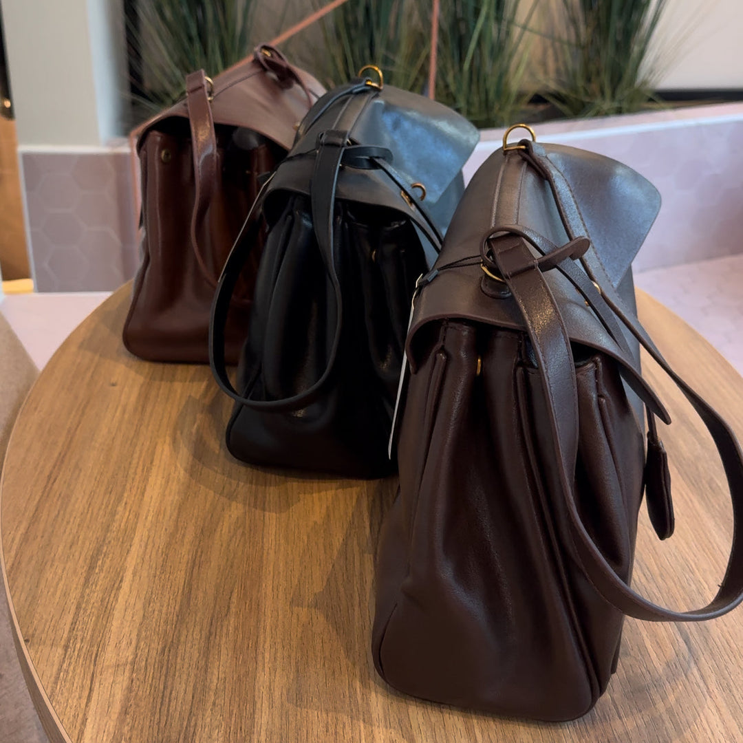 Friederike | Vintage-Henkeltasche mit Anhänger – Ansicht 13