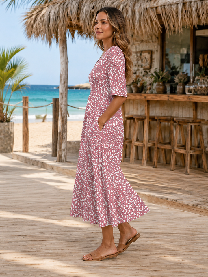 Amélie | Floral Midi Dress