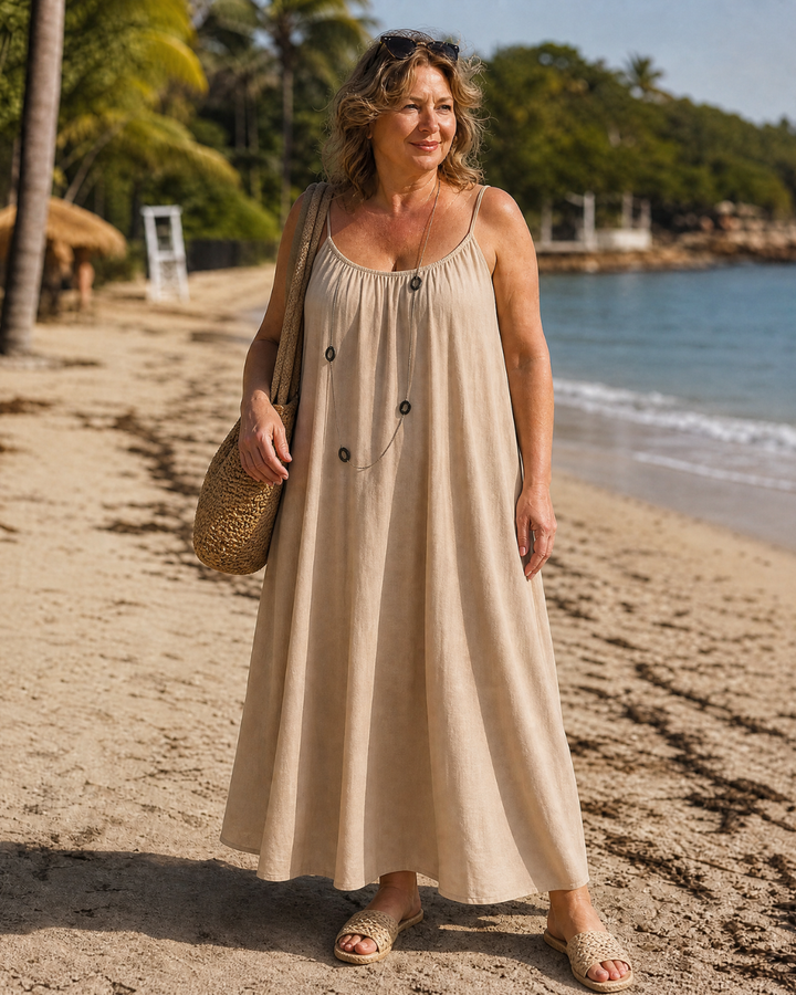 Amener Kleid Detail Träger