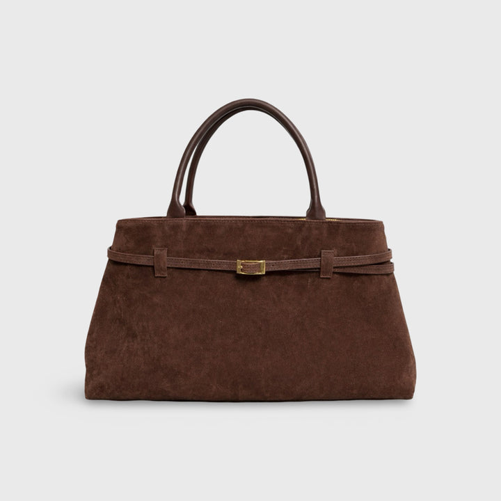Mathilda – Handtasche in Wildleder-Optik – Ansicht 01
