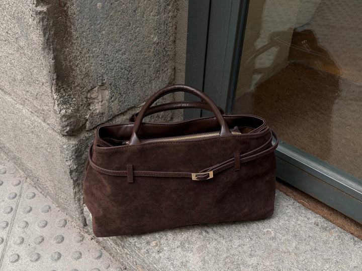 Mathilda – Handtasche in Wildleder-Optik – Ansicht 07