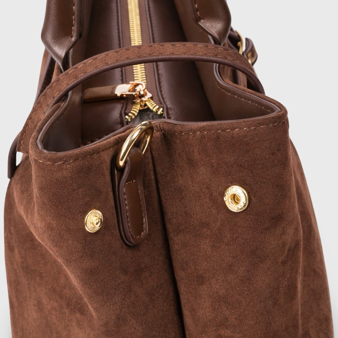 Mathilda – Handtasche in Wildleder-Optik – Ansicht 09