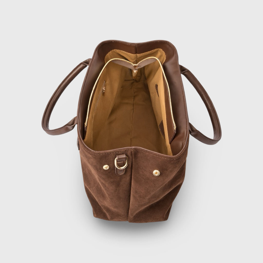 Mathilda – Handtasche in Wildleder-Optik – Ansicht 10