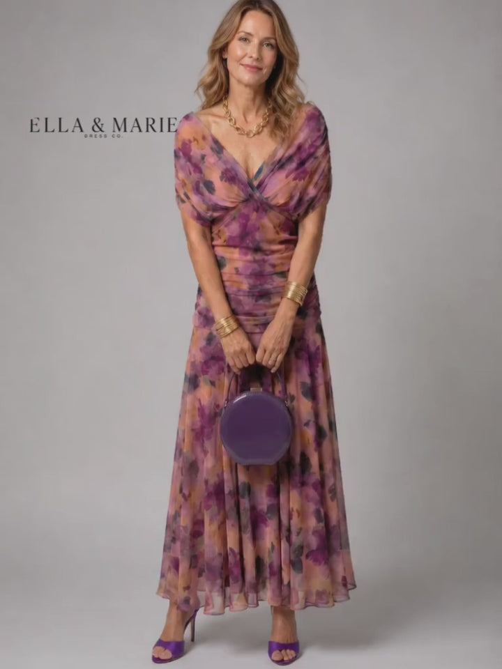 Silke | Off-shoulder midi-jurk