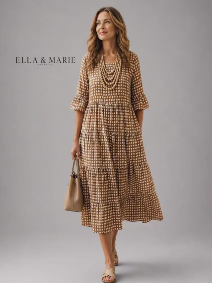 Sabine | Polka-Dot Midi-Kleid
