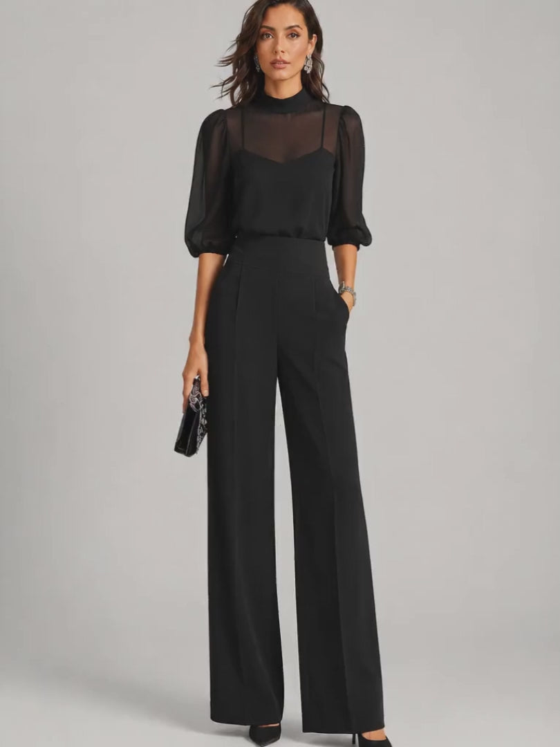Amara | Dreiteiliges Chiffon-Set