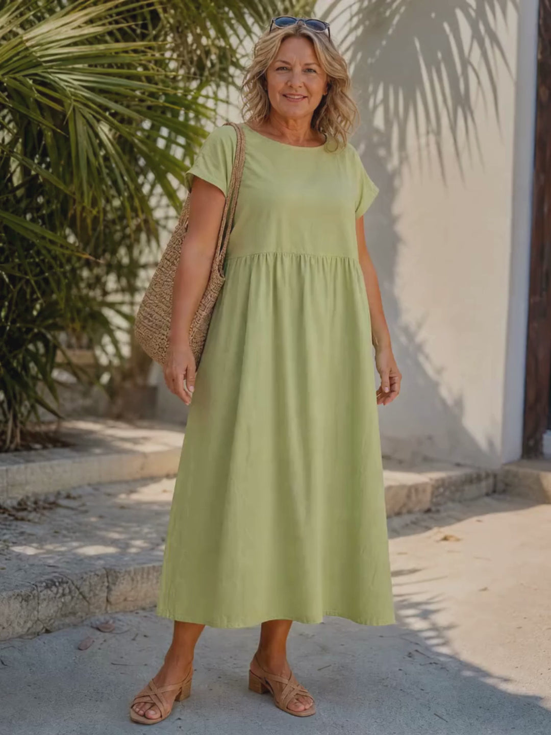 Sophie | Lockeres Midi-Kleid