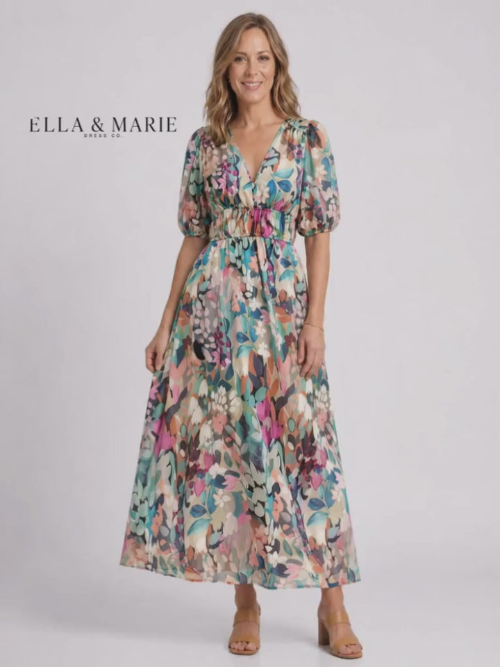 Eva | Elegante midi-jurk