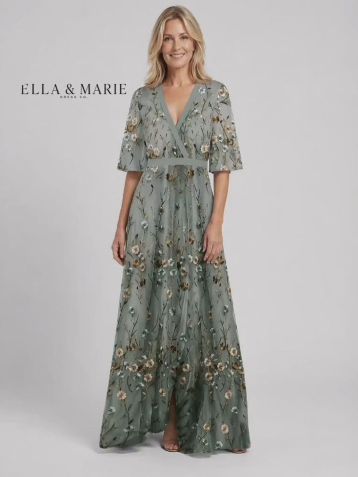 Amelie | Bloemenmaxijurk
