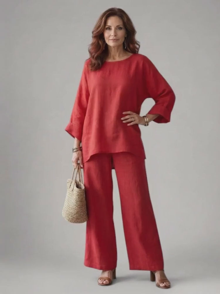 Sabine | Tunika-Set mit weiter Hose