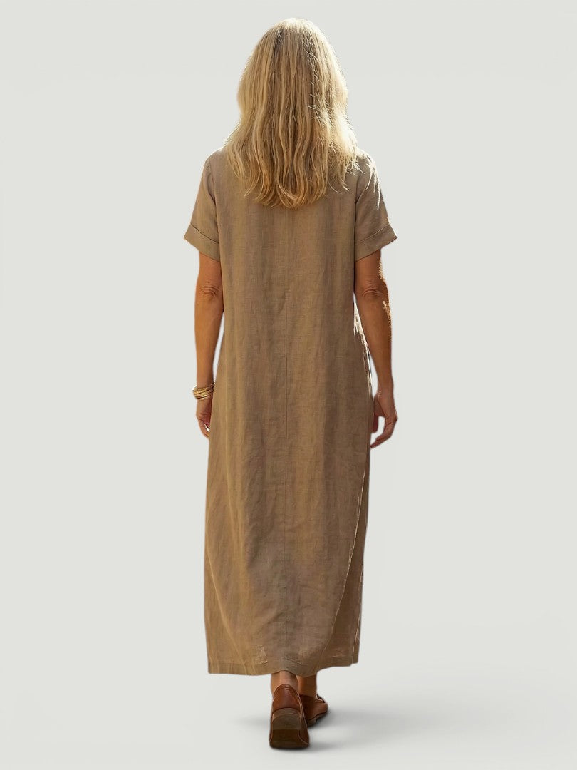 Rosaline | Linen midi dress