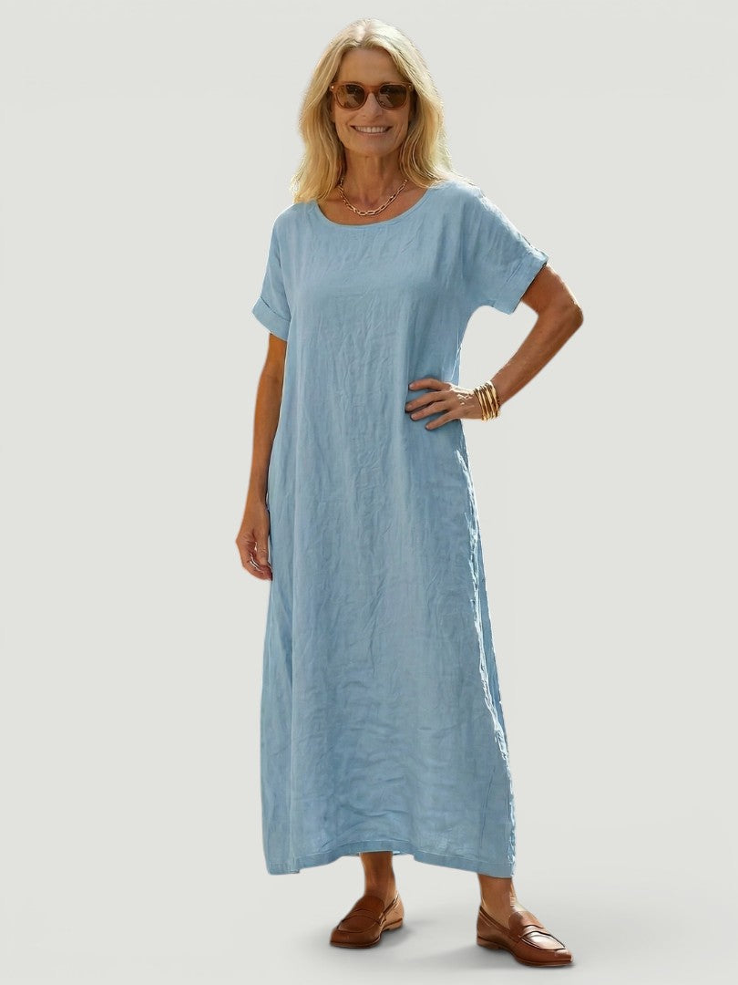 Rosaline | Linen midi dress