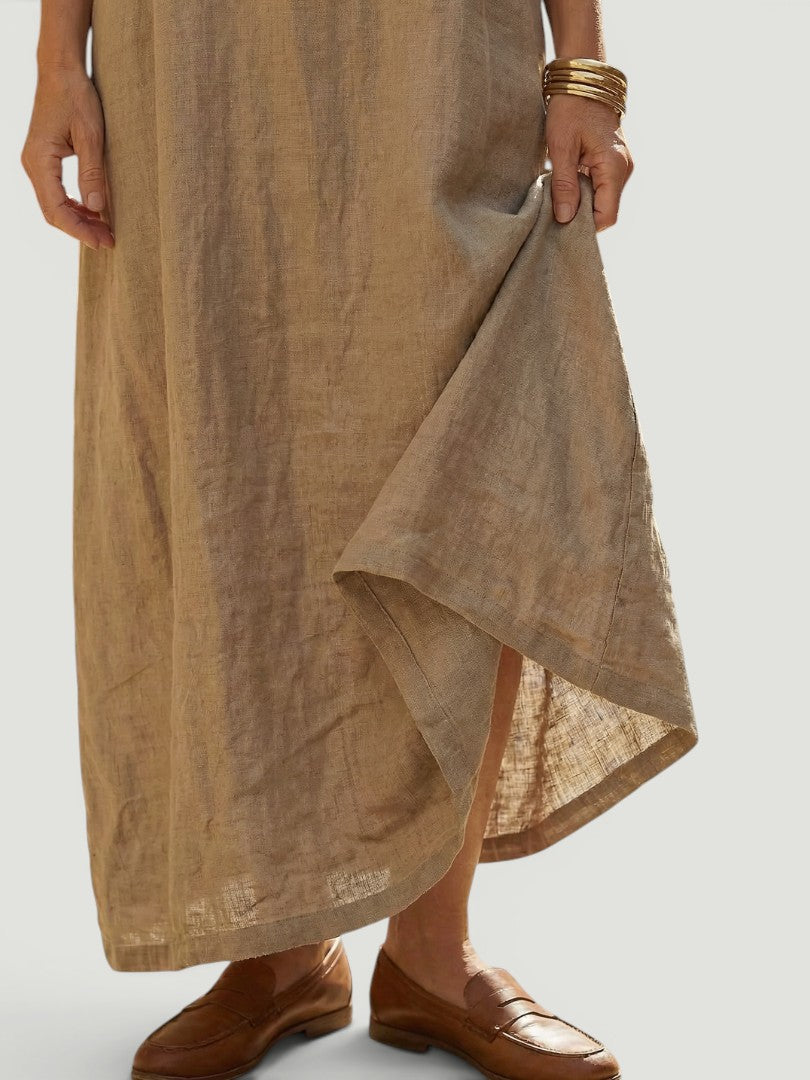Rosaline | Linen midi dress