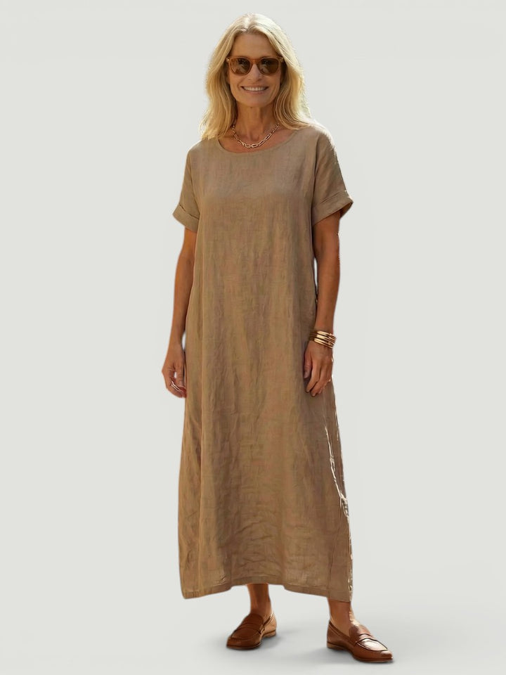 Rosaline | Linen midi dress