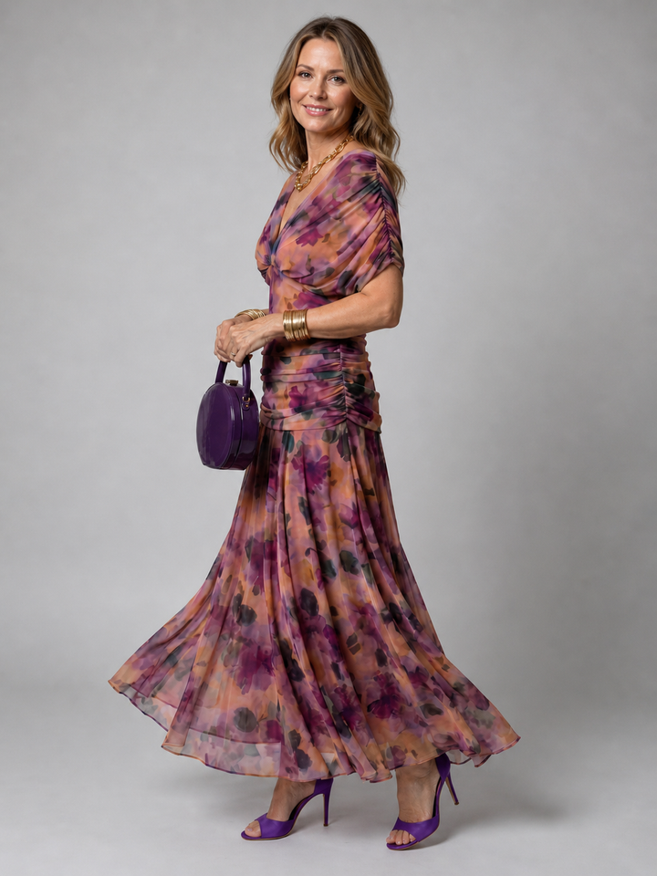 Silke | Off-shoulder midi-jurk